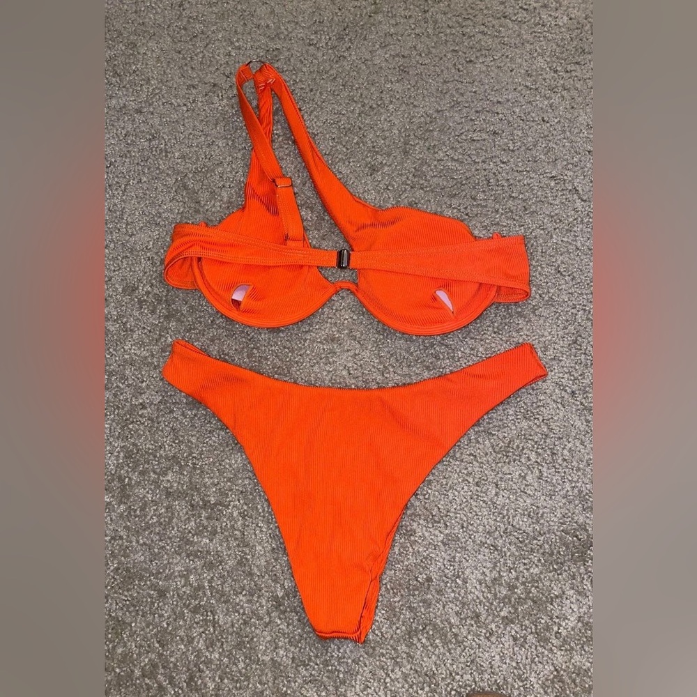 Range One Shoulder Bikini Set - image 2